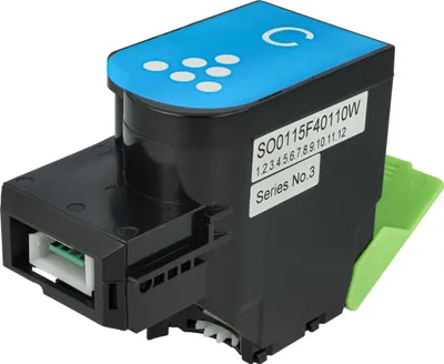 Produktbild von vhbw Toner kompatibel mit Xerox C315d*, C315, C315v*, C310, C310v*, C310d* Drucker - Kompatible Tonerkartusche, Cyan
