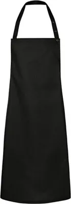 Zdjęcie produktu dla Karlowsky LS14 | Fartuch na śliniak Santorini - 75 x 95 cm - Można prać w temperaturze do 95°C - Kolor: Czarny (w przybliżeniu Pantone Black 6 C) - Rozmiar: 75 x 95 cm