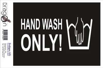 Produktbild von Aufkleber / Autoaufkleber - JDM / Die cut / Auto / OEM - handwash only! 210x100mm pink - Heckscheibe / Heckscheibenaufkleber