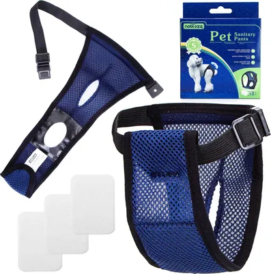 Obrázek produktu pro Kalhotky Pro Psy A Fenky Ochranné Kalhotky Inkontinenční S 3 Ks Vložkami - S, Obvod 24-31 Cm