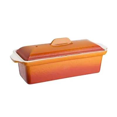 Produktbild von Vogue Terrinenform aus Gusseisen orange 1,3L