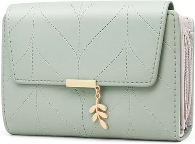 Produktbild von Geldbörse Damen Portemonnaie RFID Schutz Frauen Geldbeutel Viele Fächer Damen Brieftasche Im Kurzformat mit 14 Kartenfäche und Münzfach Geldtasche
