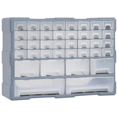 Zdjęcie produktu dla vidaXL Organizer wieloszufladowy z 38 szufladami 52x16x37,5 cm
