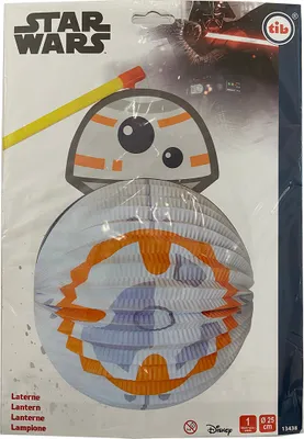 Produktbild von Motiv-Laterne 'BB-8', D:25cm nicht schwer entflammbar