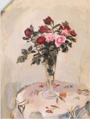 Produktbild von ARTland Wandbild, selbstklebend Stillleben mit Rosen. 1904 Größe: 30x40 cm