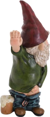 Produktbild von Gartenzwerg-Figur aus Polyresin für die Dekoration im Innen- und Außenbereich