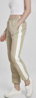 Produktbild von Urban Classics TB3415 | Ladies Piped Track Pants Trainingshose Damen - Farbe: concrete/electriclime - Größe: S