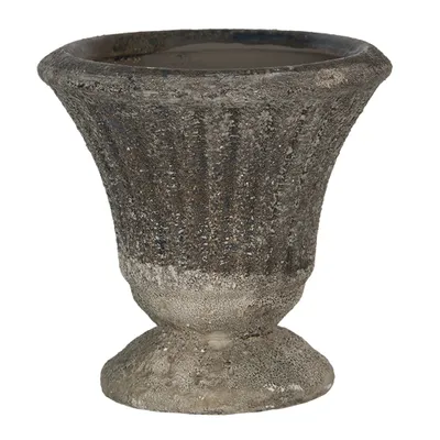 Zdjęcie produktu dla Doniczka Clayre & Eef 9 cm szara ceramika