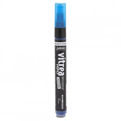 Produktbild von Pebeo Vitrea 160 Glasfarbenmarker, Gefrostetes Azurblau