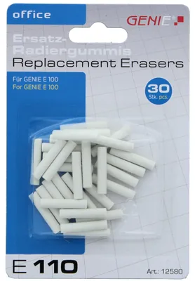 Obrázok produktu pre Genie E 100, Guma, Biela, 25 mm, 5 mm, 24 g, 30 kusov