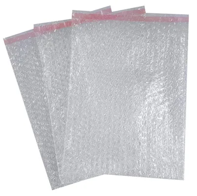 Imagen del producto de Bolsas de plástico de burbujas transparentes, de 230 x 285 mm, paquete de 20 unidades, para un envío seguro