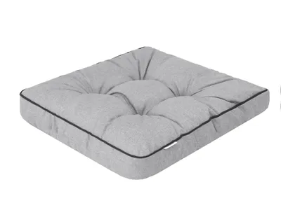 Produktbild von Bjird Sitzkissen, Kissen für Sessel 49x47 cm, Aschgrau - Polster für Indoor und Outdoor, Sitzauflage, Stuhlkissen