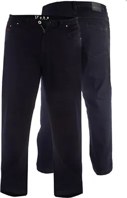 Produktbild von Übergrößen Jeans Duke Clothing London BALFOUR Schwarz 54/32
