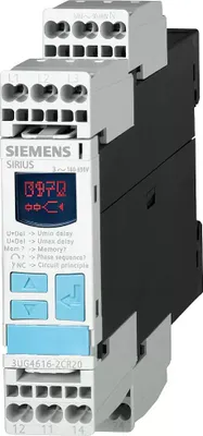 Produktbild von SIEMENS 3UG46152CR20 3UG4615-2CR20 Überwachungsrelais Digital f.3-Phasige