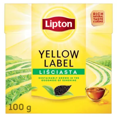 Obrázek produktu pro Černý čaj Lipton Yellow Label 100 g sypaný