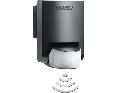 Obrázek produktu pro STEINEL IS 130-2, Zeď, Vnitřní, Venkovní, Černá, 8 s, IP54, 8 - 2100 s