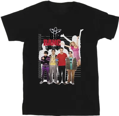 Image de The Big Bang Theory - "IQ Group" T-shirt pour homme BI13308 (XXL) (Noir)