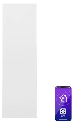 Produktbild von Klarstein Infrarotheizung mit Thermostat, 320W Elektroheizung, Smart Home Infrarotheizung zur Wandmontage, IR mit App-Steuerung & Erkennung Offener Fenster, Effizienter Feuchtraum Heizkörper CO2-Frei