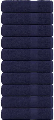 Produktbild von Handtücher FROGN 10 Stk. Marineblau 50x100 cm 360 g/m²