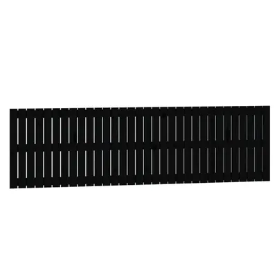 Produktbild von Wand-Kopfteil Schwarz 204x3x60 cm Massivholz Kiefer