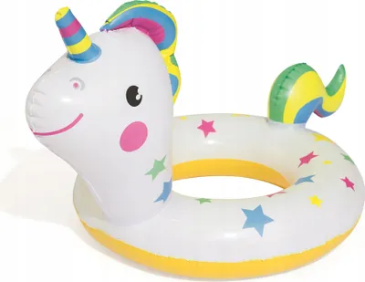 Produktbild von Bestway | Schwimmring Einhorn - 75 cm - Bunt - Für Kinder - Sicherer Wasserspaß - Luftmatratze Wasser