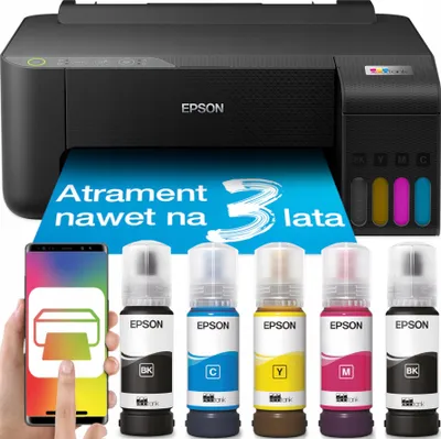 Produktbild von Epson Ecotank L1270 Drucker - Niedrige Druckkosten, Wlan, Kompletter Tintensatz
