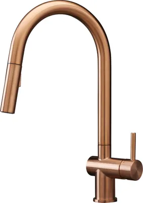 Produktbild von Reginox Armatur R38826 FLINT COPPER II mit ausziehbarem Auslauf / Küchenarmatur / Einhebelmischer / Mischbatterie