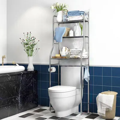Zdjęcie produktu dla Toilettenregal Badregal Überbauregal Metall