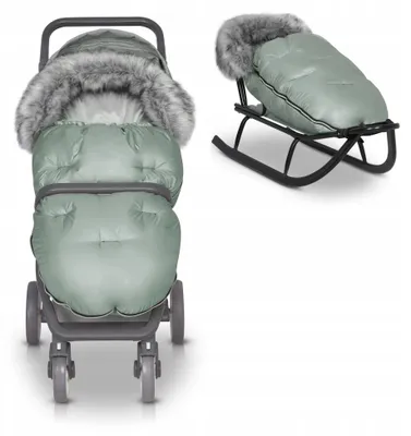 Produktbild von Colibro Fußsack Kinderwagen Schlitten Warm Sicher 4-in-1