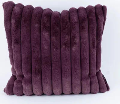 Produktbild von Magma Kissenhülle plüschige und samtige Seite Cordoptik lila 45x45cm