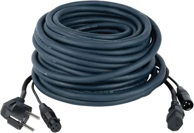 Produktbild von DAP-Audio FP08 – Schuko/XLR F – IEC/XLR M – Audio/Strom 10 m