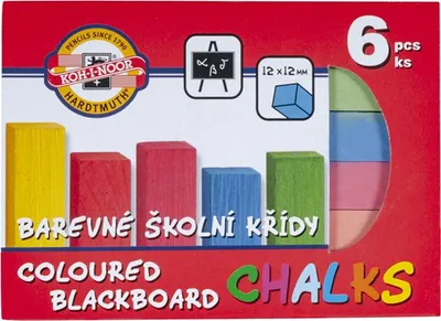 Immagine prodotto di Gesso quadrato 6 colori Koh-i-noor