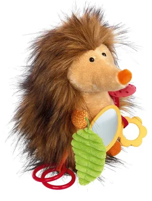 Produktbild von sigikid PlayQ Aktiv-Igel, Greifling, Greifspielzeug, Plüschtier, Baby Spielzeug, 42968