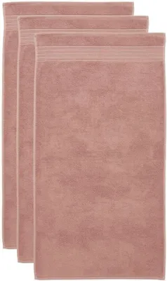 Produktbild von 3-teiliges Badetuch-Set in Terrakotta, Größe 60x110x3