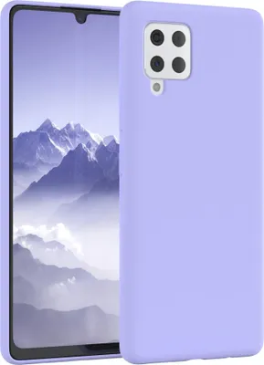 Produktbild von EAZY CASE Silikonhülle für Samsung Galaxy A42 5G Silikon Backcover Schutz in Violett