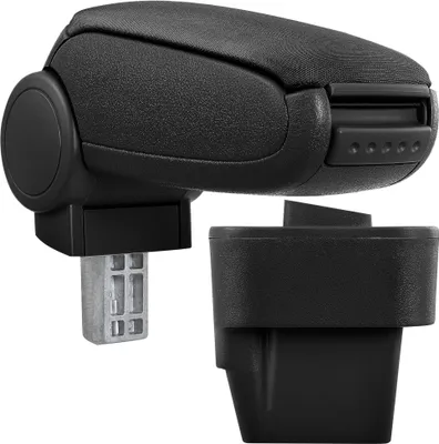 Produktbild von [pro.tec] Mittelarmlehne Passgenau für Opel Astra H in den Baujahren 2004 - 2010 - Armauflage mit Staufach - gepolstert - Textil - schwarz