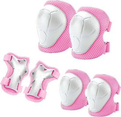 Produktbild von Schutzausrüstung Set 6-teilig - Knie-, Ellenbogen- und Handgelenkschutz für Kinder
