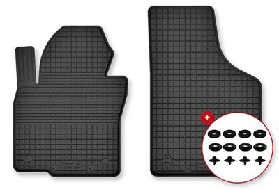 Image de Tapis avant caoutchouc bac pour Volkswagen Golf VI 2009-2013 avec clips