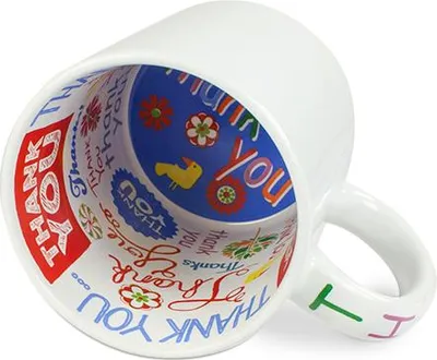 Produktbild von Tasse für Sublimation mit Motto - THANKS - 11oz / 330ml