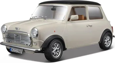 Obrázok produktu pre Bburago 18-12036 - Model auta - Mini Cooper 1969 (béžový, mierka 1:16)