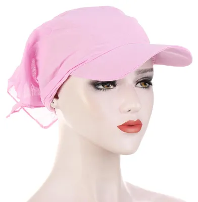 Produktbild von Turbanhut, einfarbig, Sonnenschutz, breite Krempe, atmungsaktiver Schal, Mütze, Outdoor-Zubehör