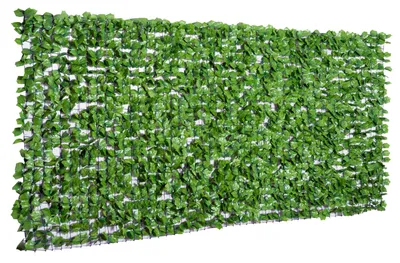Produktbild von Outsunny Künstliche Hecke Wanddekoration Sichtschutz Hecke Pflanze Hecke hellgrün 844-203