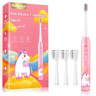 Image de Brosse à dents électrique pour enfants avec minuteur et autocollants