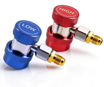 Image de Connecteur rapide pour climatisation R134A, compatible avec les systèmes de climatisation automobile