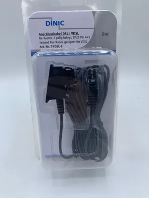 Produktbild von DINIC Anschlusskabel für DSL/VDSL Router, 6m