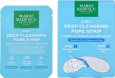 Produktbild von Mario Badescu 2-In-1 Deep Cleansing Pore Strip