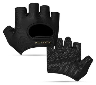 Produktbild von Fitness Handschuhe Kraftsport Gym Gewichtheben Workout KFAC25 Schwarz L