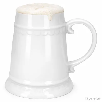 Zdjęcie produktu dla Kufel z uchwytem 0,5 l, biały, ceramiczny