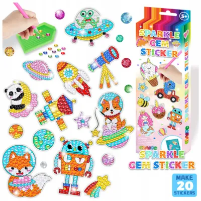 Produktbild von 7&7 Kosmos Diamant Malerei 5D Sticker Bastelset