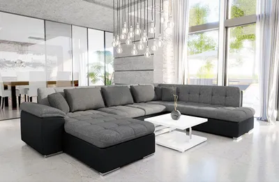 Produktbild von MIRJAN24 Ecksofa Niko Bis, Bettkasten und Schlaffunktion, Sofa vom Hersteller, Wohnlandschaft, Polstergarnitur (Soft 011 + Lux 05 + Lux 06, Seite: Links)